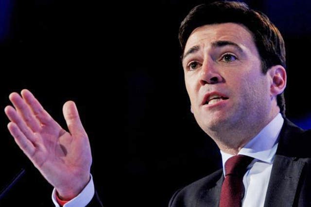Andy Burnham denied pressuring the CQC to tone down criticism of a scandal-hit hospital 