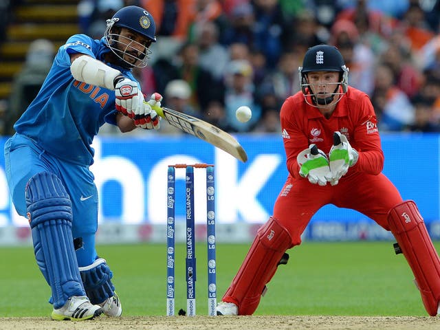 Shikhar Dhawan, left, was the undoubted star at the Champions Trophy