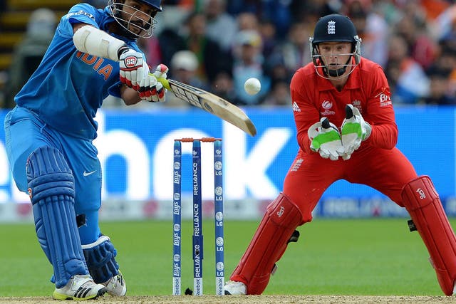 Shikhar Dhawan, left, was the undoubted star at the Champions Trophy