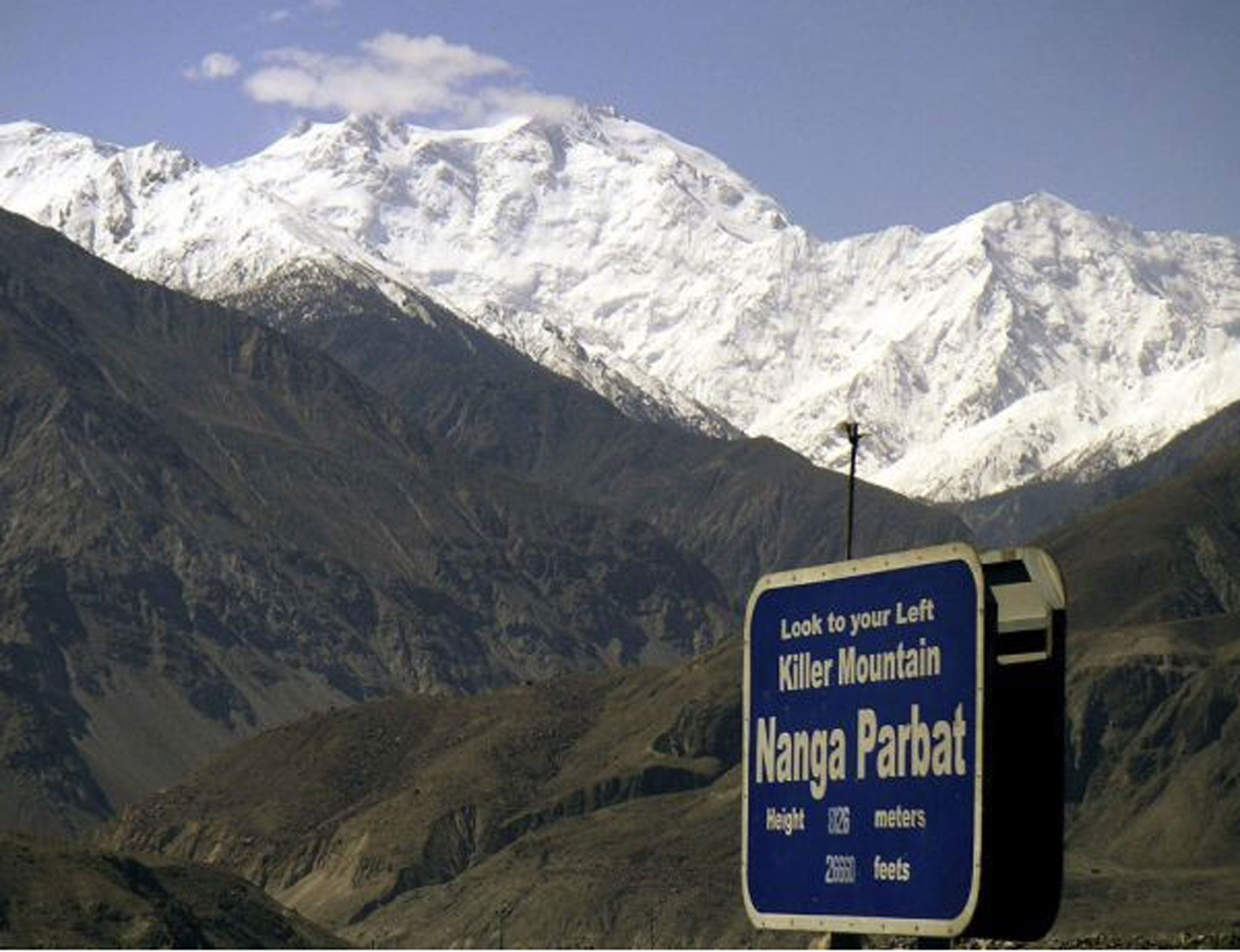 Nanga Parbat, where militants stormed a camp and killed nine foreign tourists