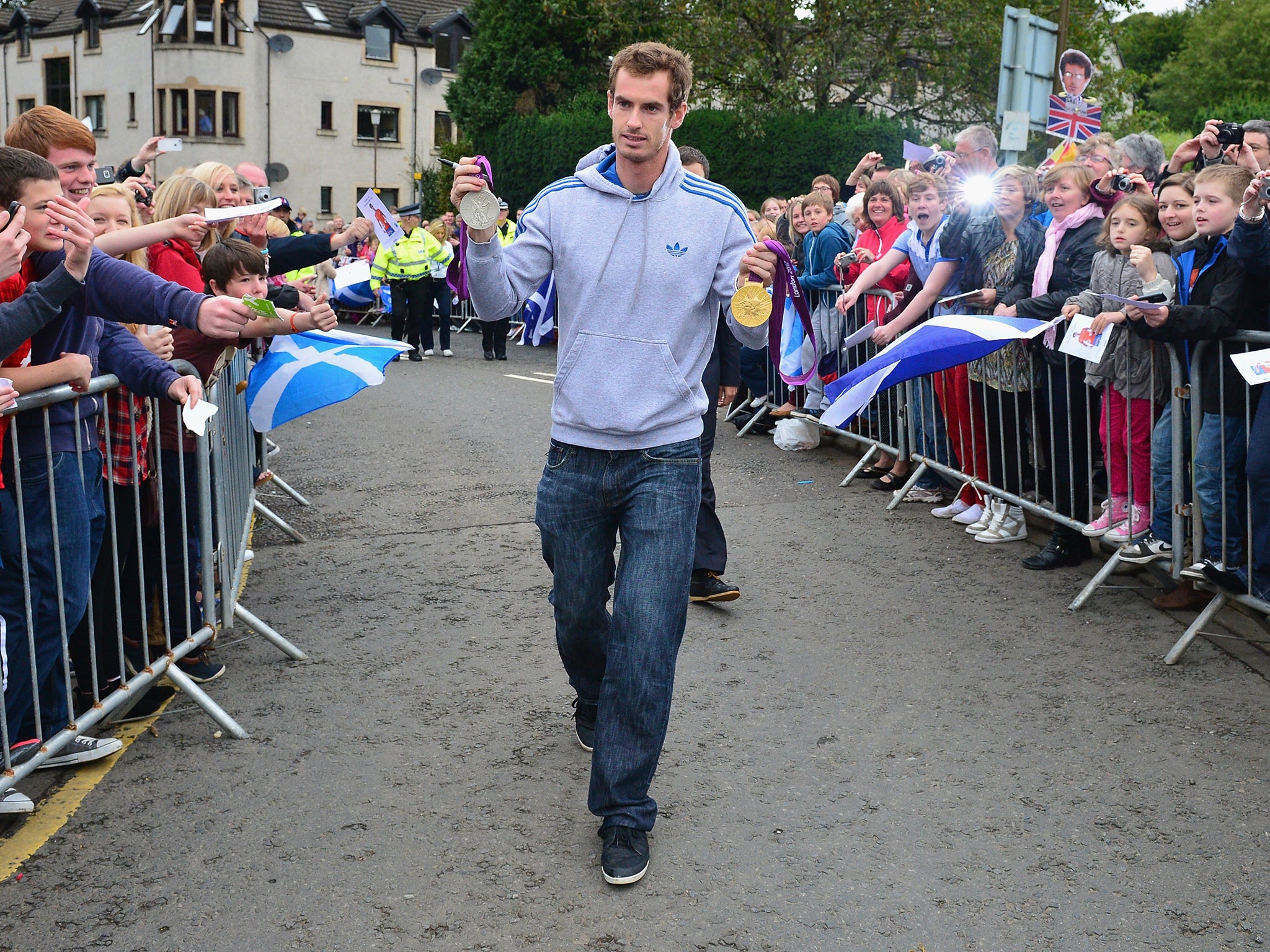 Andy Murray, a pupil at the school who was present on the day of the massacre, has given Dunblane cause to be portrayed in a positive light