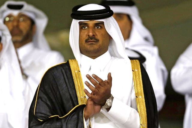 Sheikh Tamim (pictured) served by his father’s side for several years before his 2013 abdication