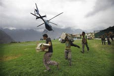 20 bodies found after India helicopter crashes on Uttarakhand floods rescue