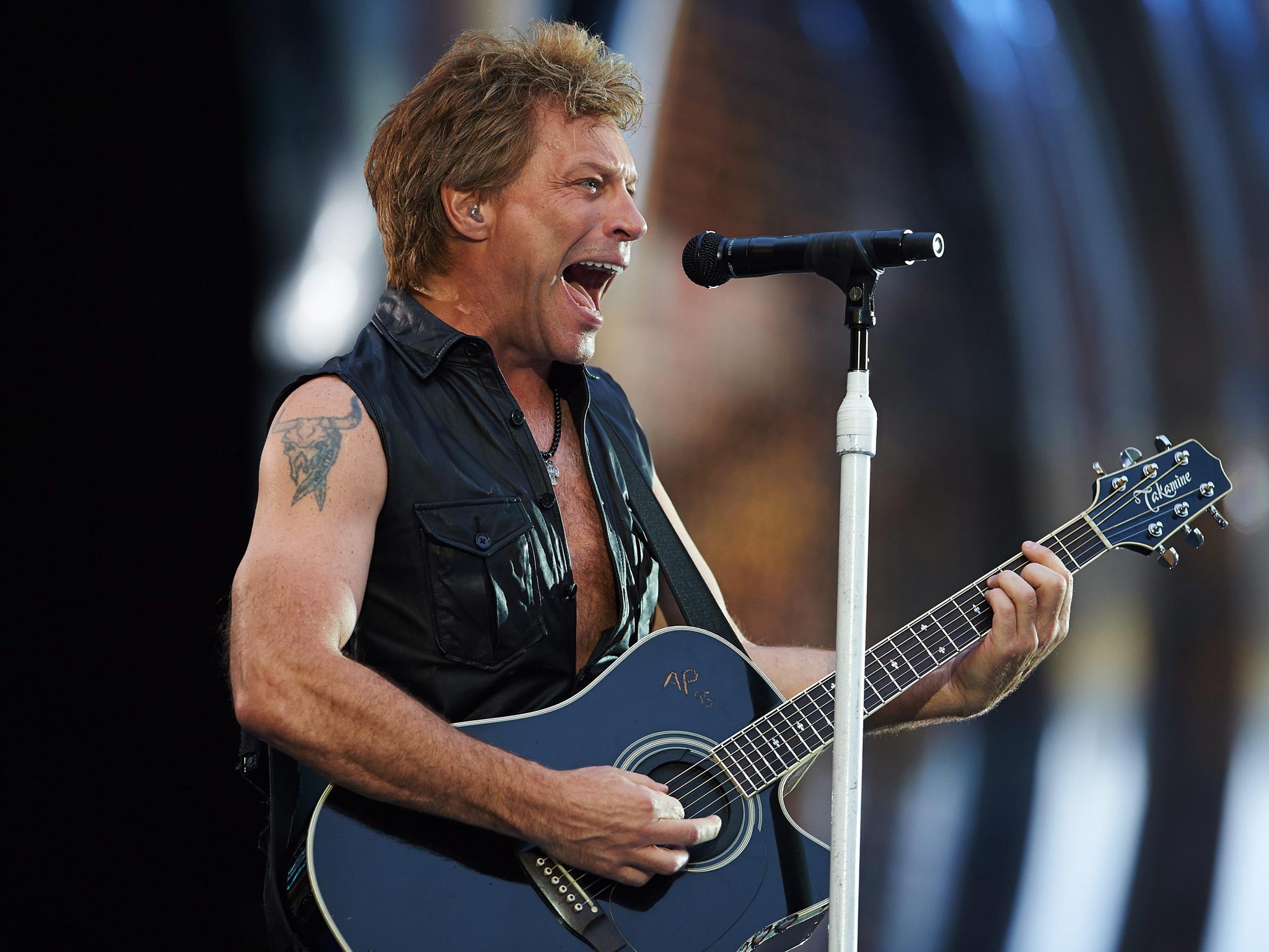 Rock band Bon Jovi were seventh place on the list, ahead of tennis player Roger Federer