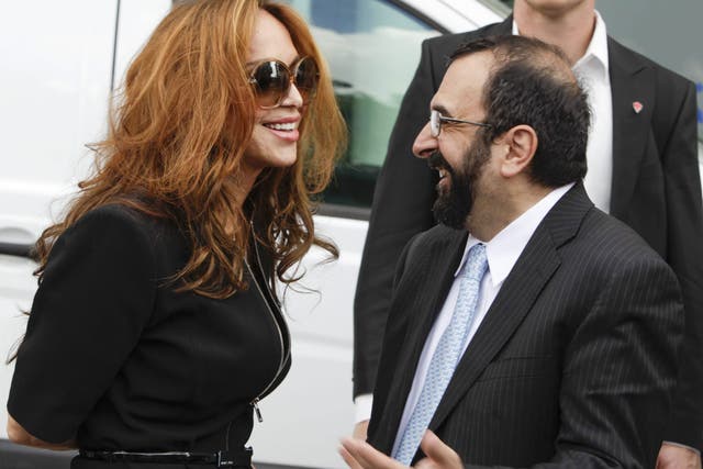 Anti-Ground Zero Mosque campaigners Pamela Geller and Robert Spencer, pictured in 2012, have been barred from entering Britain