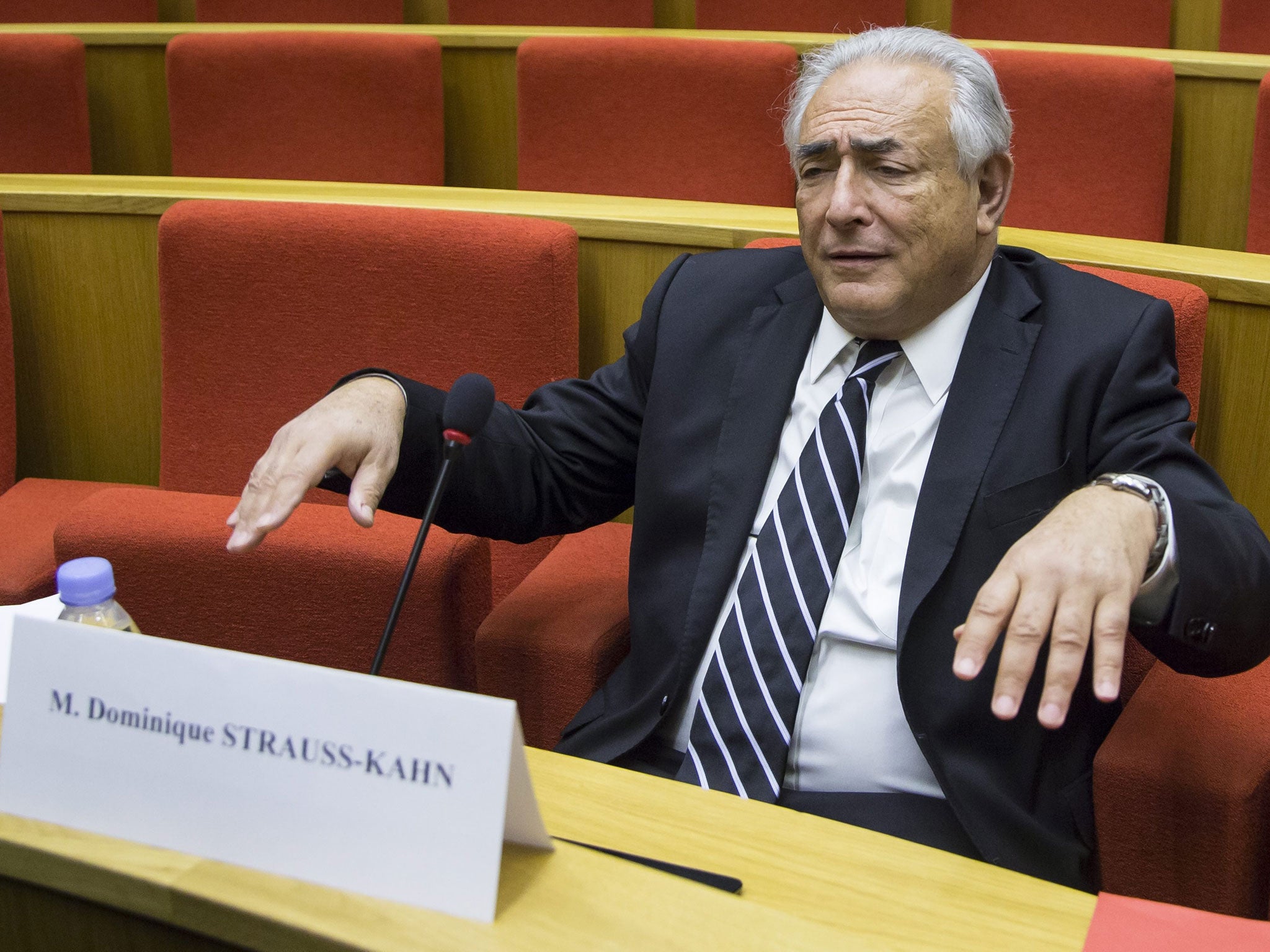 Disgraced French politician Dominique Strauss-Kahn
