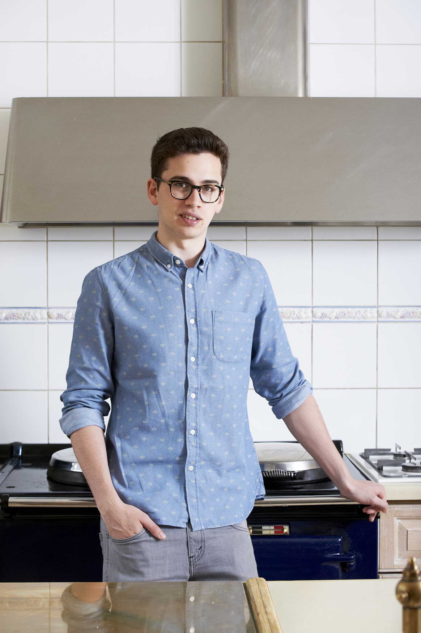 Raw talent: Stern is author of six cookery books, the first which he wrote aged 14