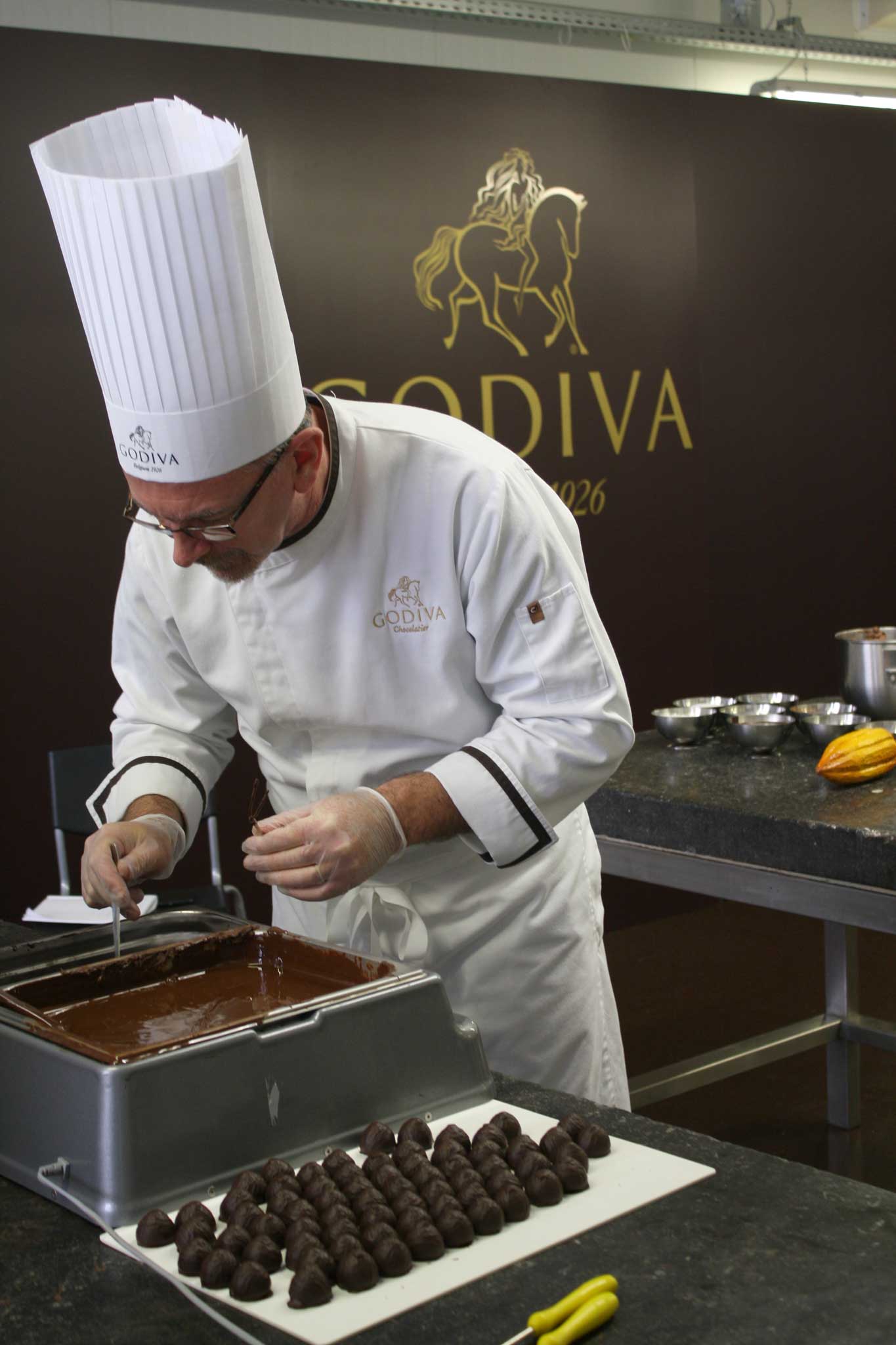 Experimenting with flavours: Godiva chocolates crafted at the factory
