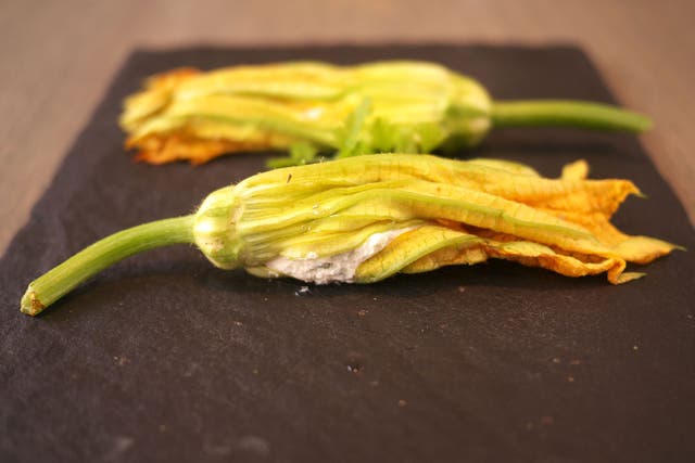 Courgette (or zucchini) flowers