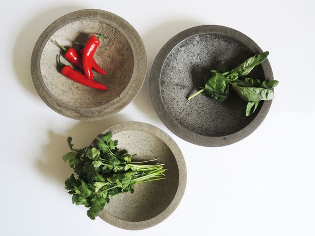 INDUSTRIAL CHIC: Concrete is the material of the moment and we like the industrial feel of these bowls by Katharina Eisenkoeck. £95 for a set, <a href="http://www.katharinaeisenkoeck.com" target="_blank">katharinaeisenkoeck.com</a>