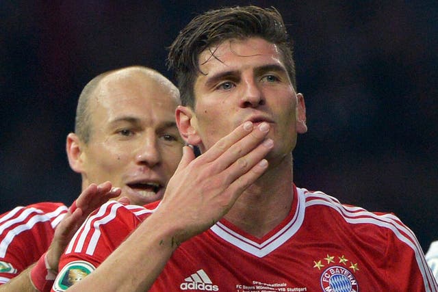 Mario Gomez: one of four targets City wants to replace Tevez