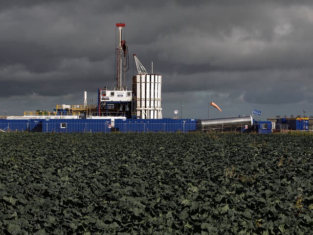 The Cuadrilla shale fracking facility in Preston, Lancashire