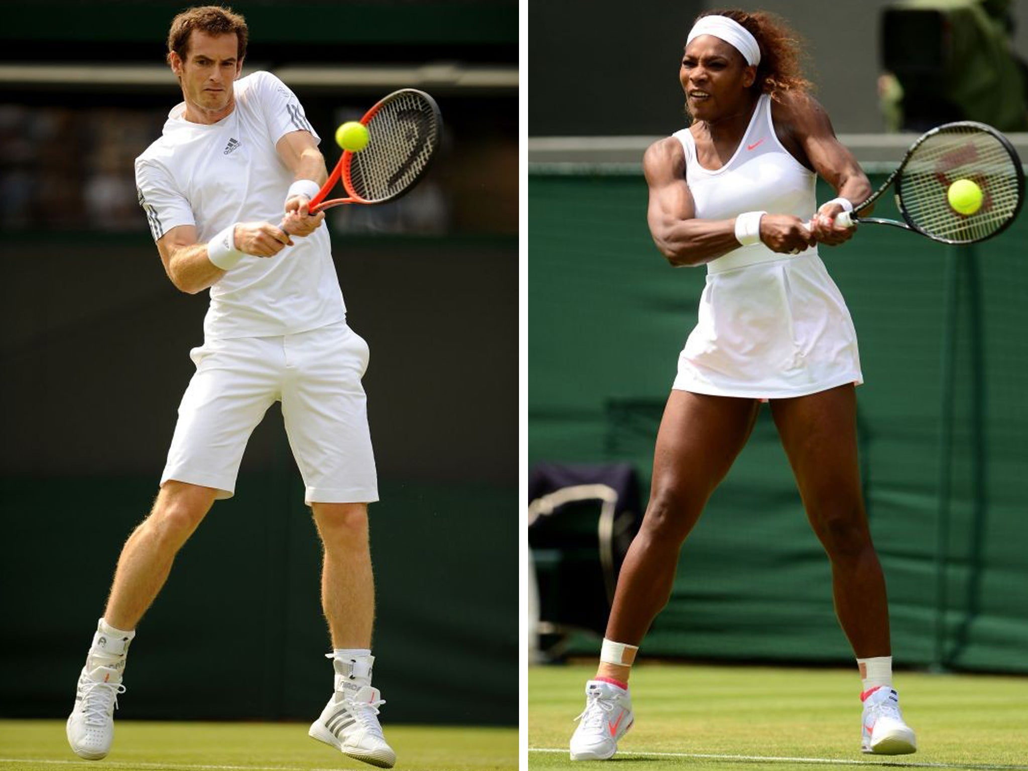 Andy Murray v Serena Williams? I'd be up for it, he says. That would be fun, she says.