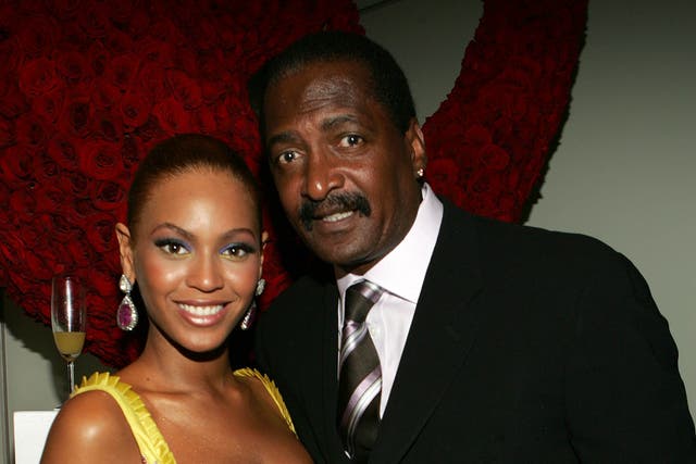 Beyoncé pictured with her father Matthew Knowles in 2005