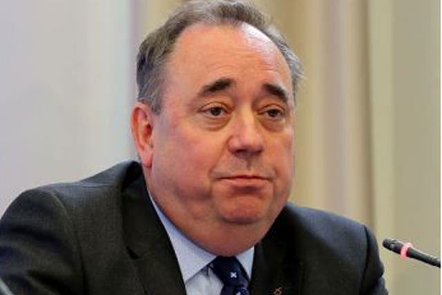 Alex Salmond also criticised the Royal and Ancient Golf Club of St Andrews for its male-only membership