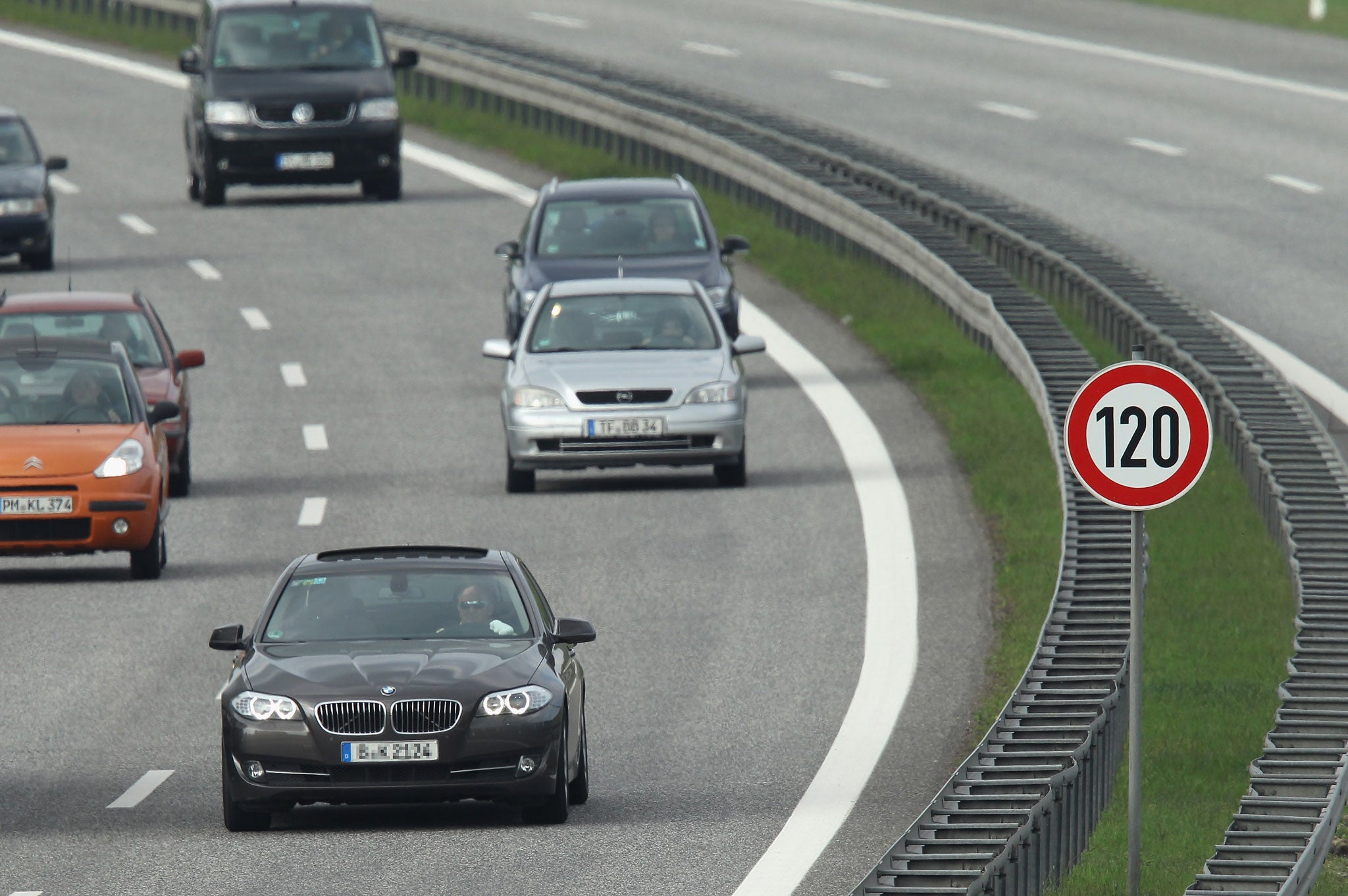 Make sure you’ve got plenty in the tank (or battery) before driving on an Autobahn