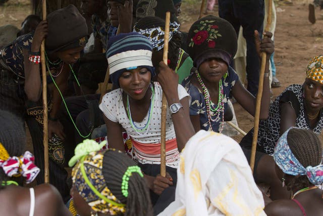 Members of the Fulani tribe. At least 30 people have been killed in clashes sparked by cattle theft.