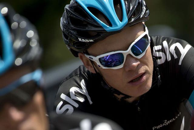 "I'm pretty nervous but we’re lining up as one of the strongest teams," Chris Froome