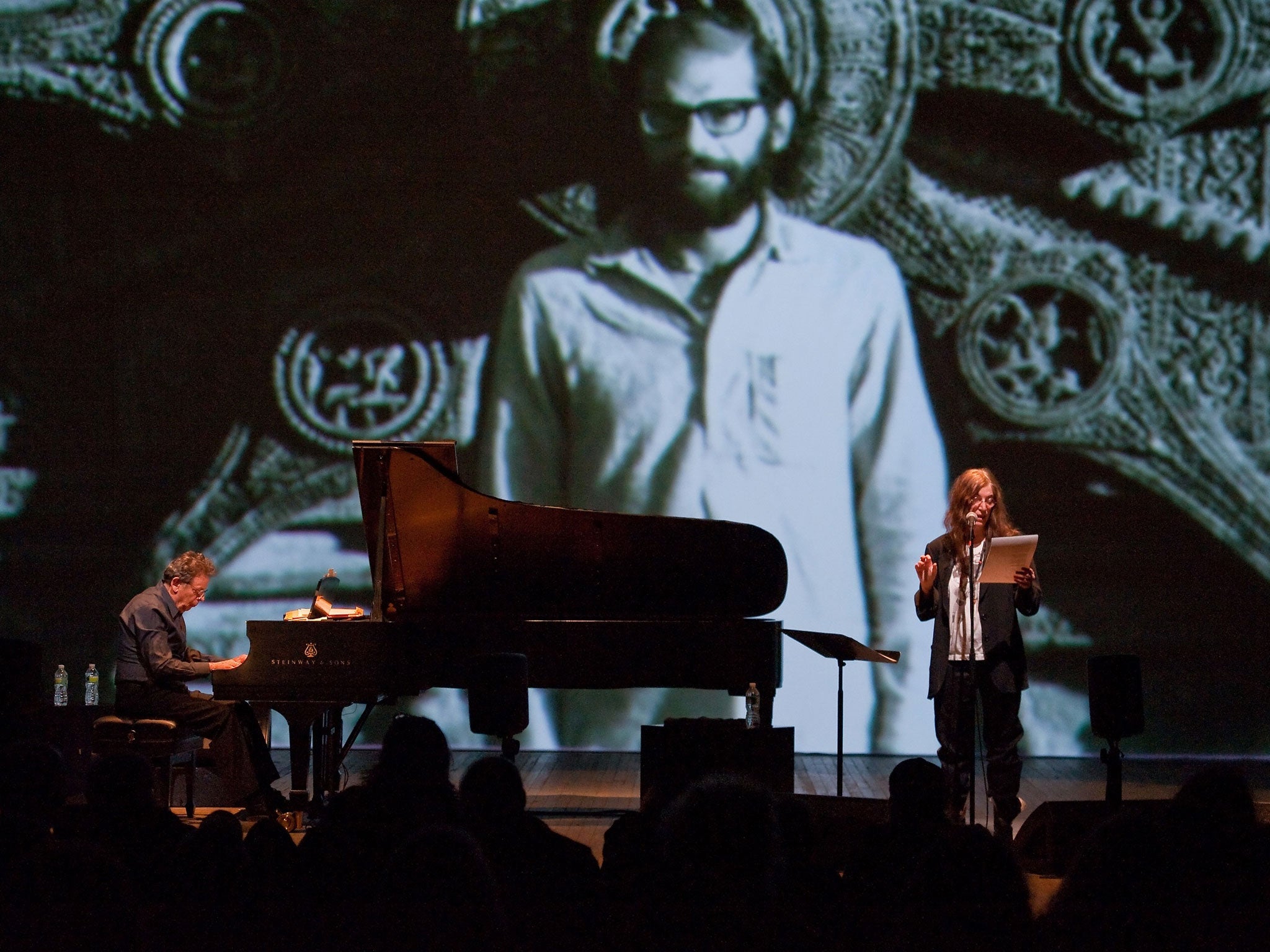 The beat goes on: Philip Glass and Patti Smith pay tribute to poet Allen Ginsberg