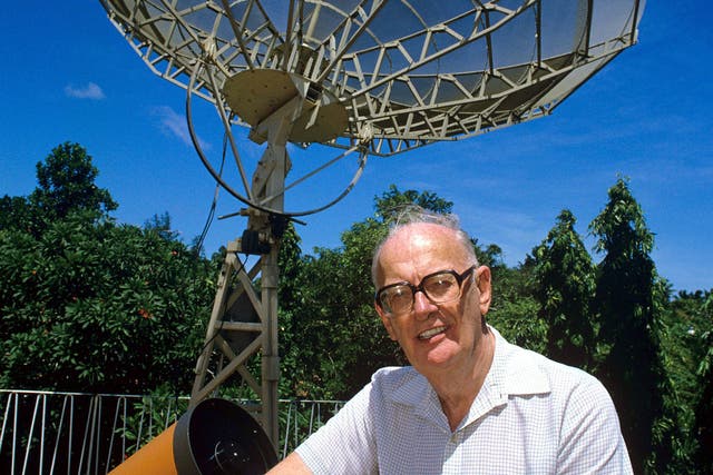 The author Arthur C Clarke