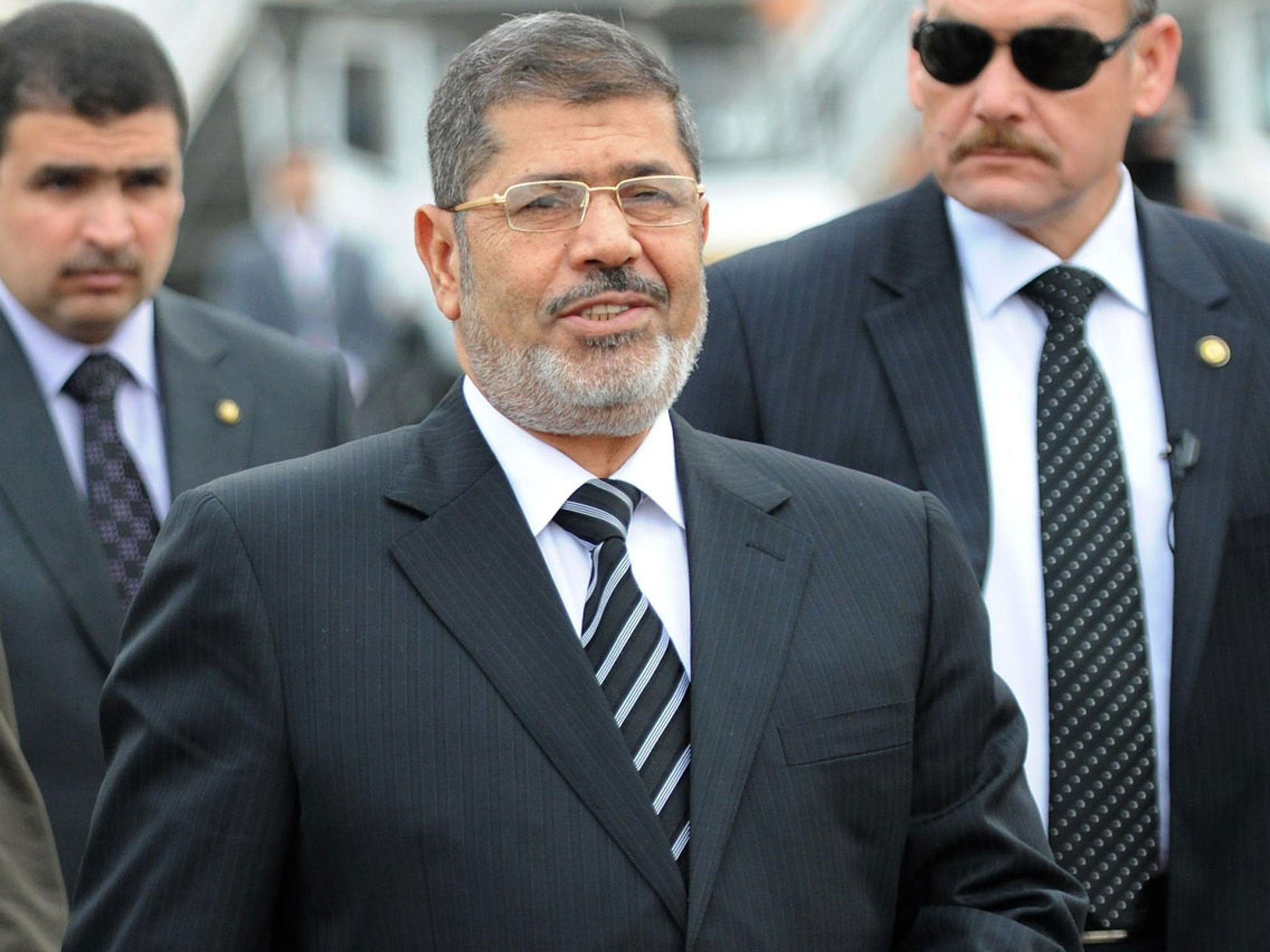 Under pressure: Egypt’s leader Mohammed Morsi is accused of misrule
