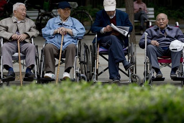 China has 193 million people aged 60 or above