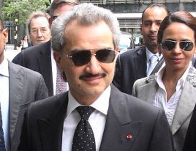 Prince Al-Waleed Bin Talal arrives in court
