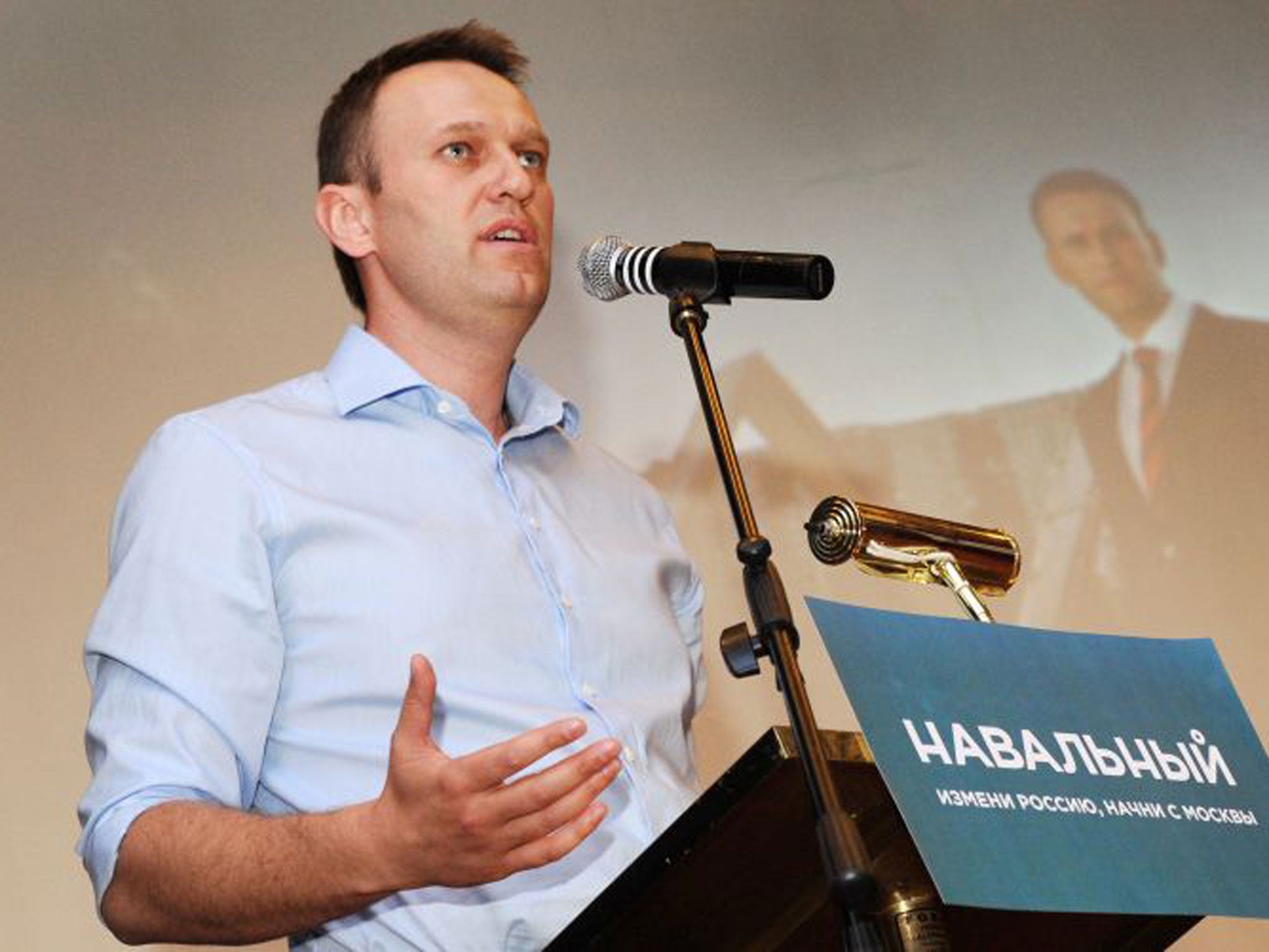 The opposition politician Alexei Navalny launched his campaign to be elected mayor of Moscow on Monday