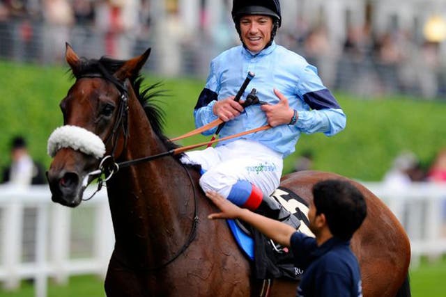 Frankie Dettori, who rode for Godolphin until last  autumn, has signed a retainer with Sheikh Joaan  al-Thani 