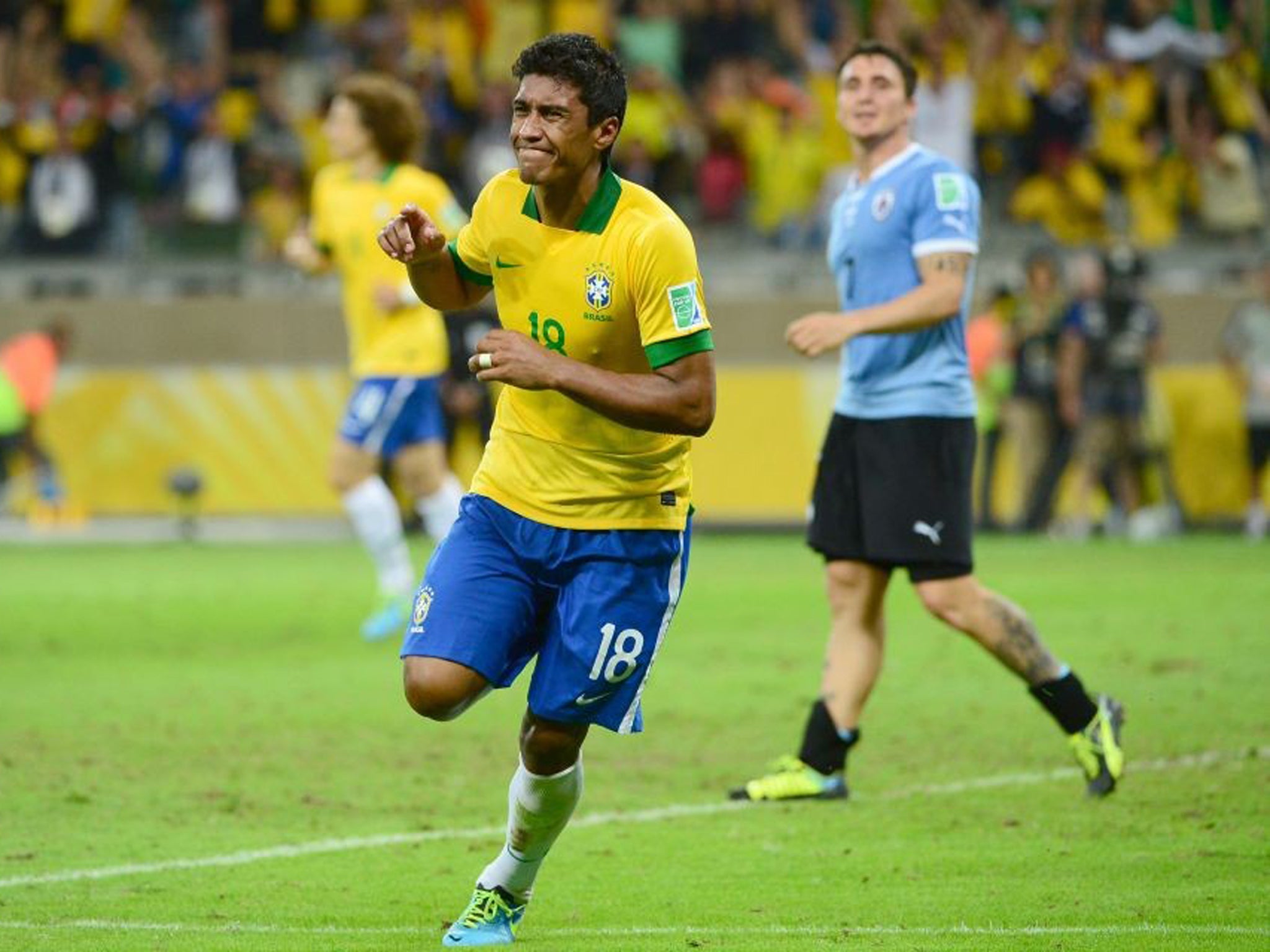 Paulinho was voted third-best player at the Confederations Cup
