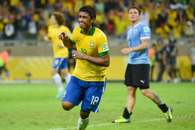 Paulinho was voted third-best player at the Confederations Cup 