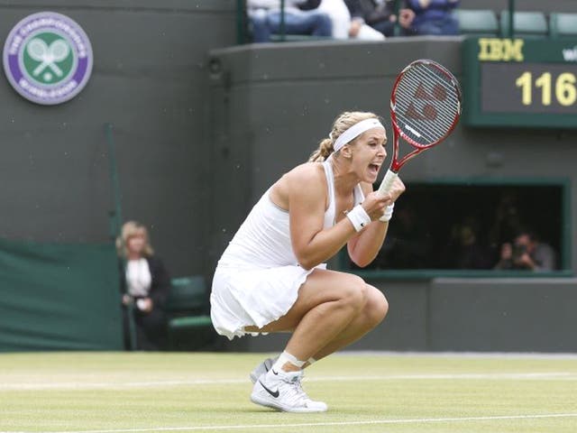 Lisicki defeated Kanepi 6-3 6-3 to equal her previous best at the All England Tennis Club with a semi-final appearance