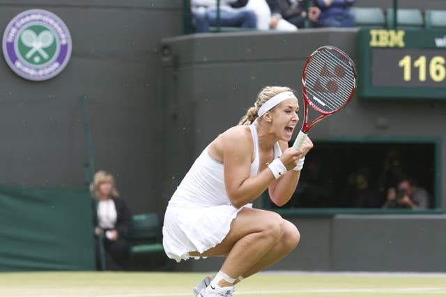 Lisicki defeated Kanepi 6-3 6-3 to equal her previous best at the All England Tennis Club with a semi-final appearance