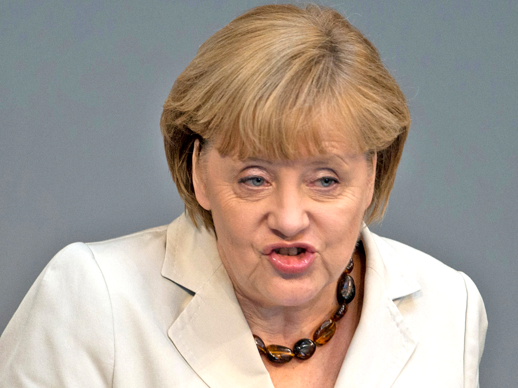 German Chancellor Angela Merkel recently used 'shitstorm' at a recent public meeting