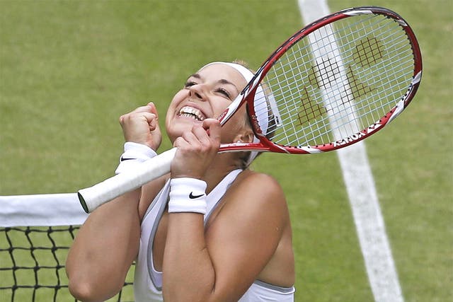 ‘I thought anything was possible before the tournament started,’ said Sabine Lisicki