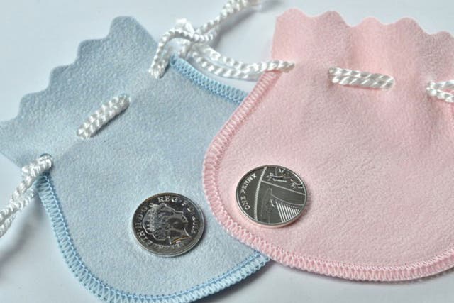 The Royal Mint of a new silver penny coin to commemorate the birth of the Duke and Duchess of Cambridge's baby which will be gifted to babies born on the same day as the future monarch