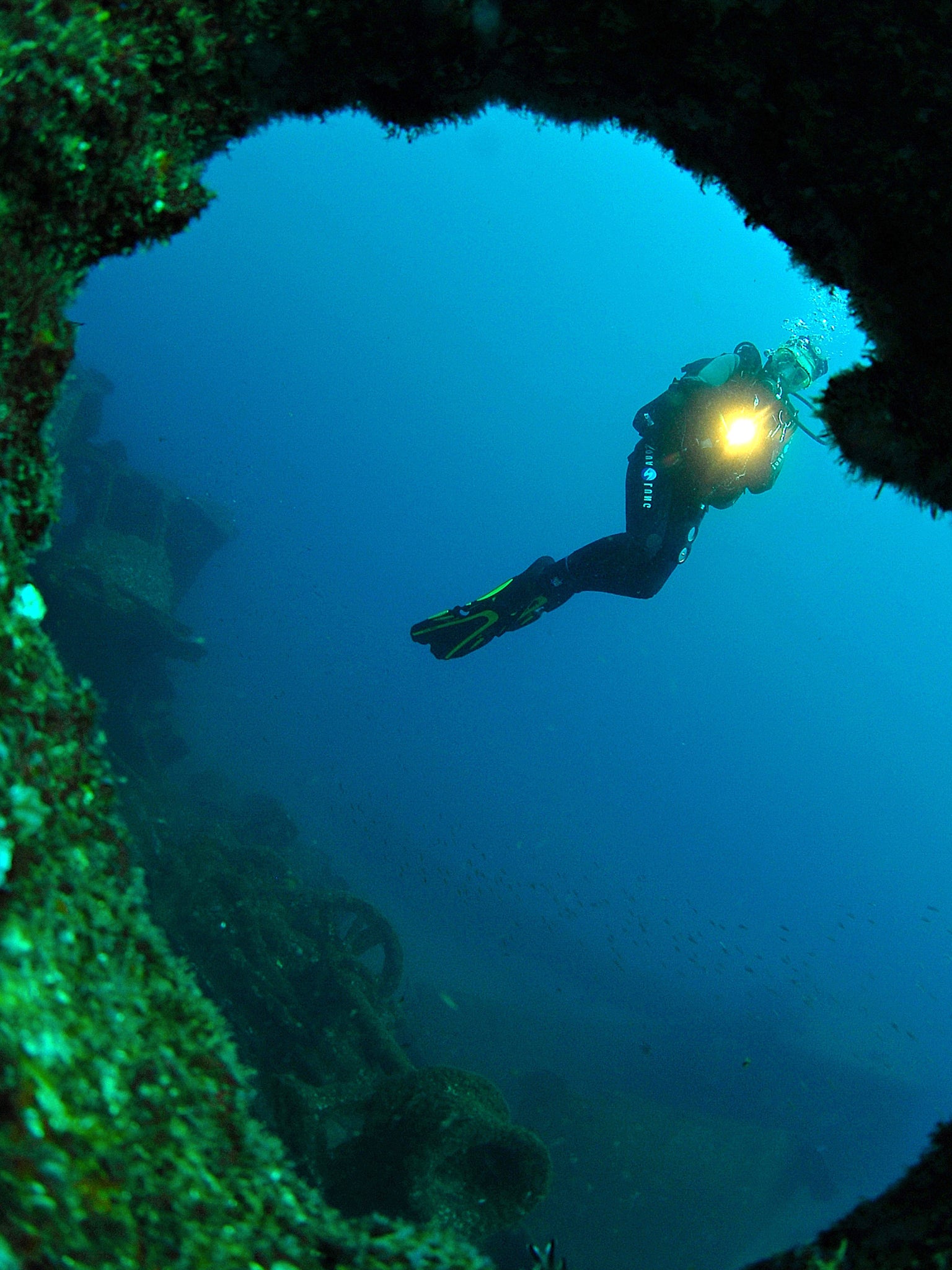 Waterworld: a diver explores the depths below the Azores