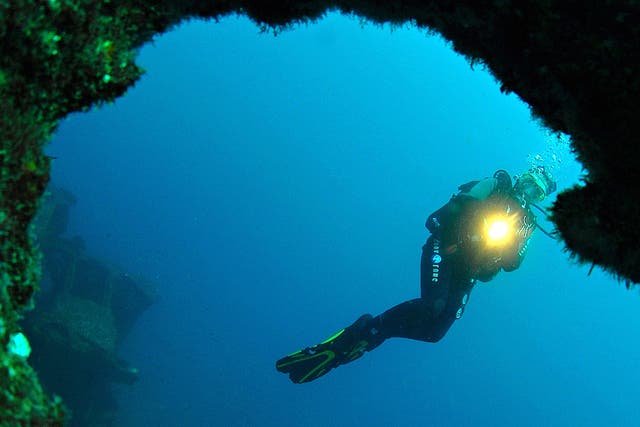Waterworld: a diver explores the depths below the Azores