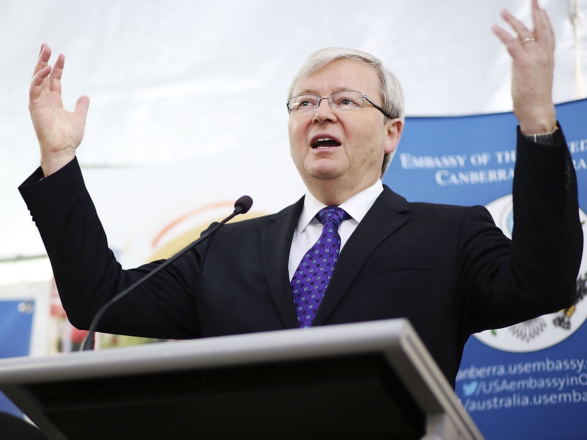 New Australian PM Kevin Rudd