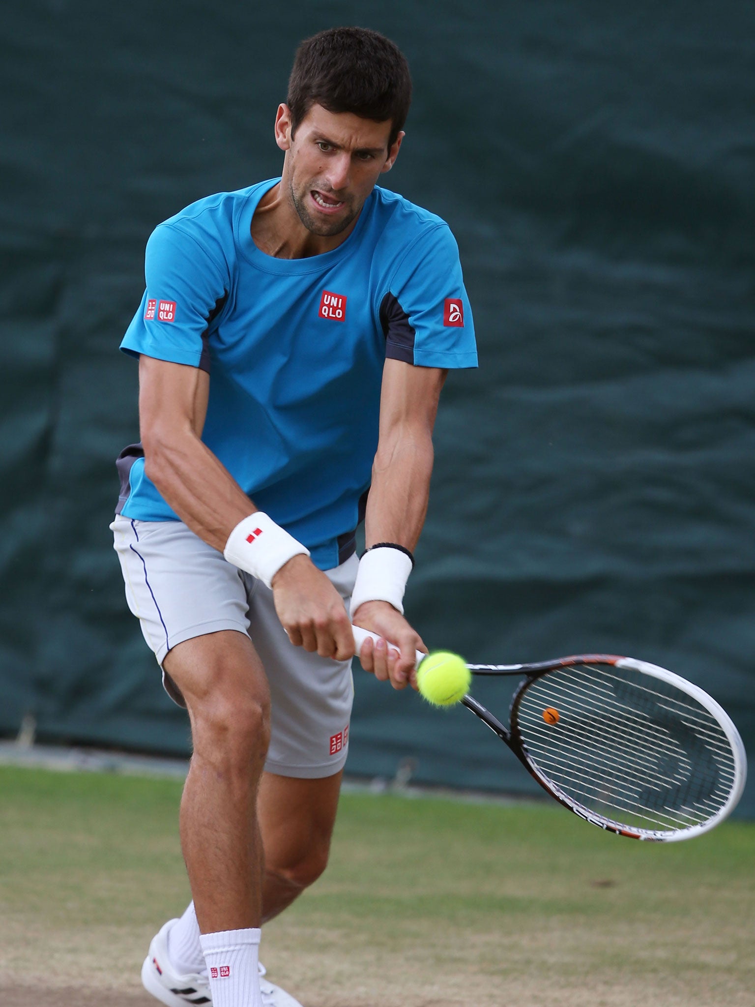 Novak Djokovic: The top seed will play his 13th consecutive Slam semi-final against Del Potro