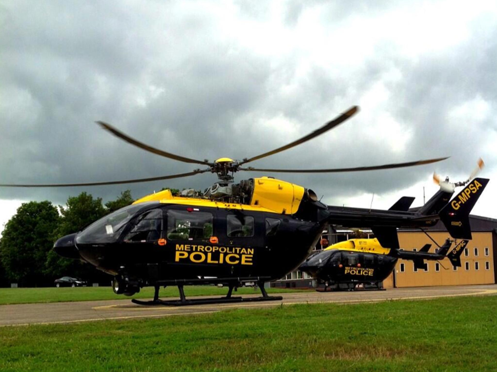 Helicopters used by the Metropolitan Police