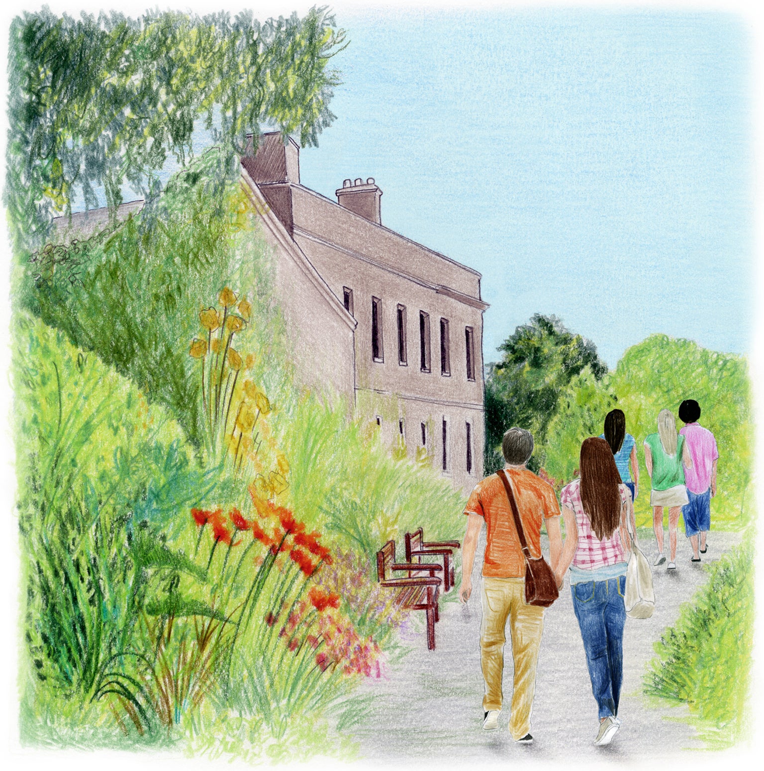 The Dalemain estate in Cumbria boasts a historic house and a tea-room, but the jewel in the crown is its five acres of gardens, which include a Rose Walk and an ancient orchard