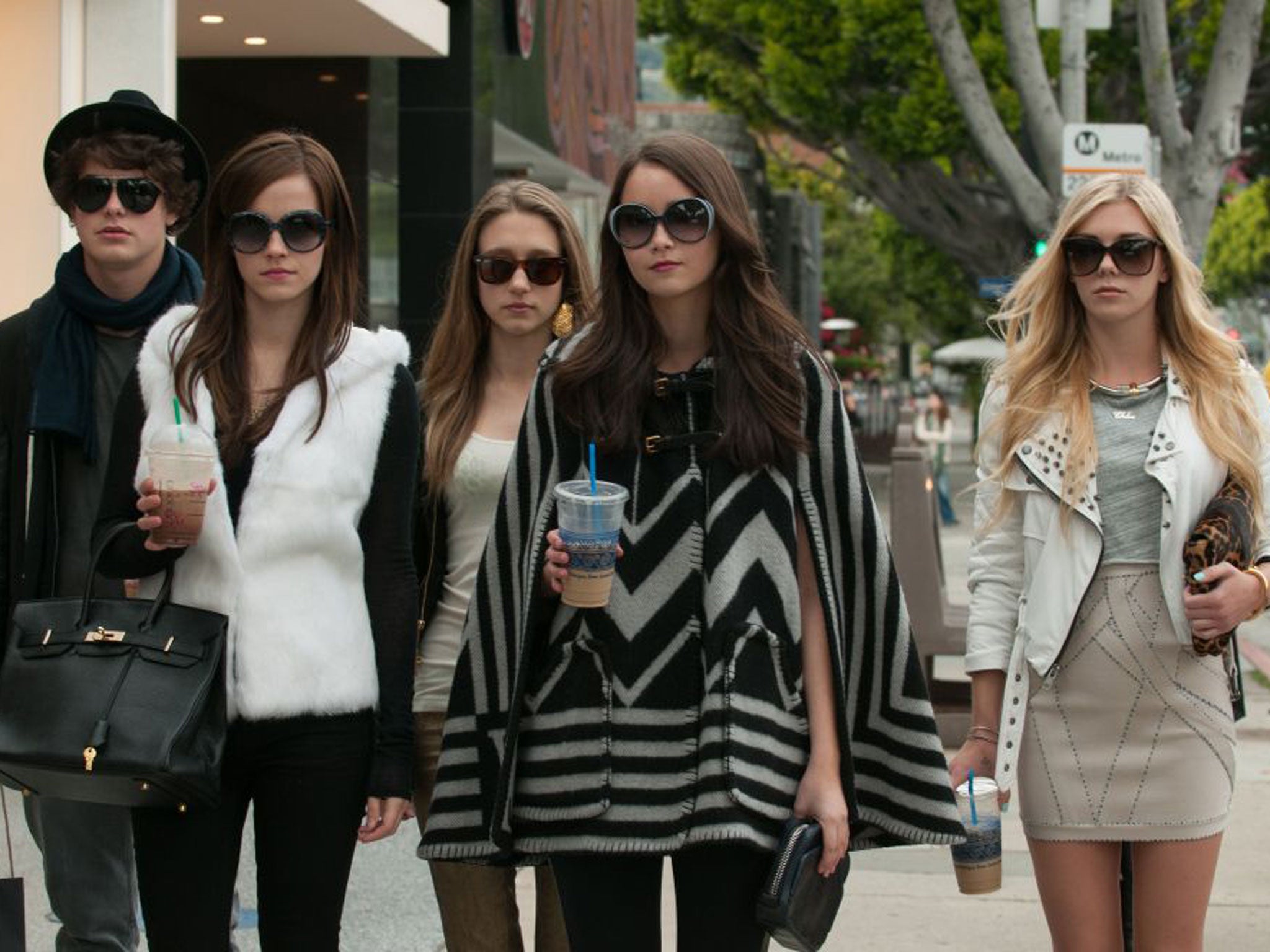A scene from The Bling Ring, a film based on real-life events which took place in Calabasas