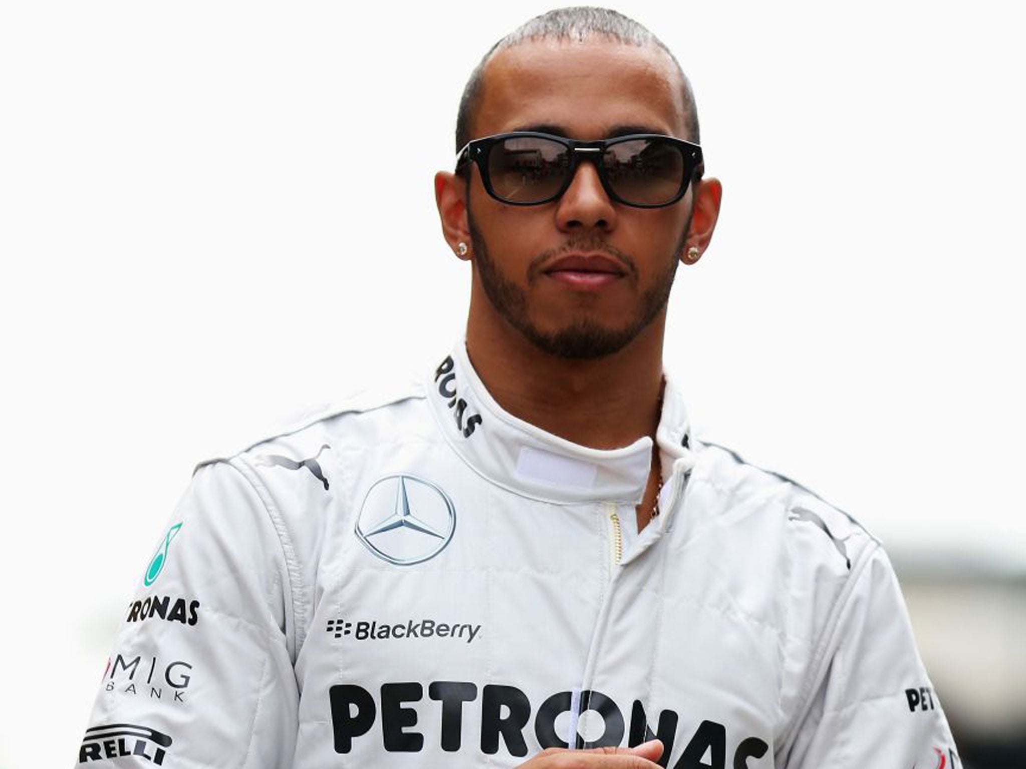 Lewis Hamilton went fastest in first practice but fell away later