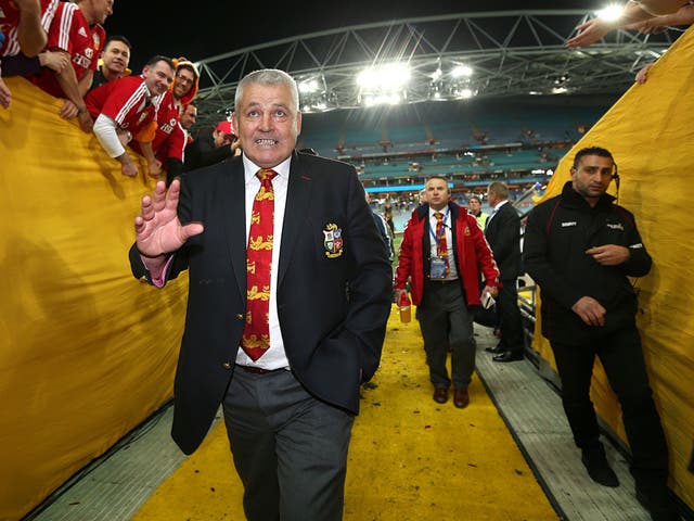 Gatland: Shocked by level of abuse