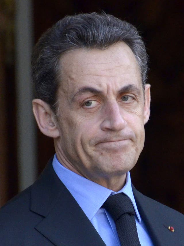 Former French president Nicolas Sarkozy returns to the political stage to appeal for support for his debt-ridden party