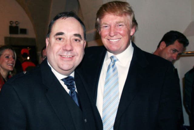 Alex Salmond intervened in the planning process for Donald Trump’s golf course in Aberdeen