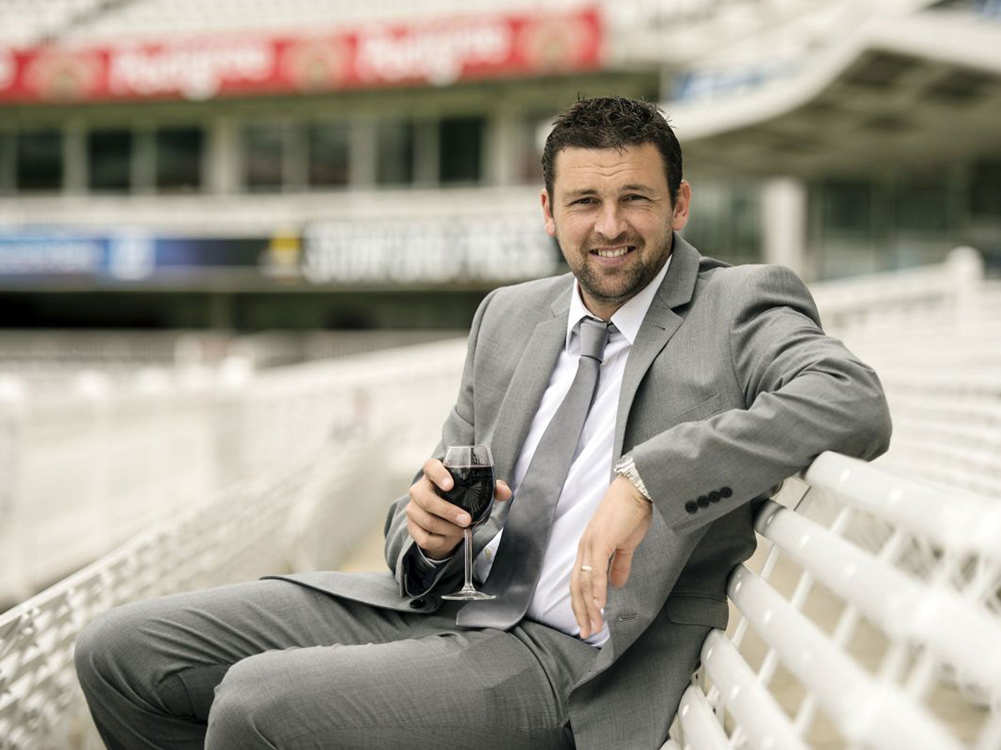 Steve Harmison takes it easy at Lord’s