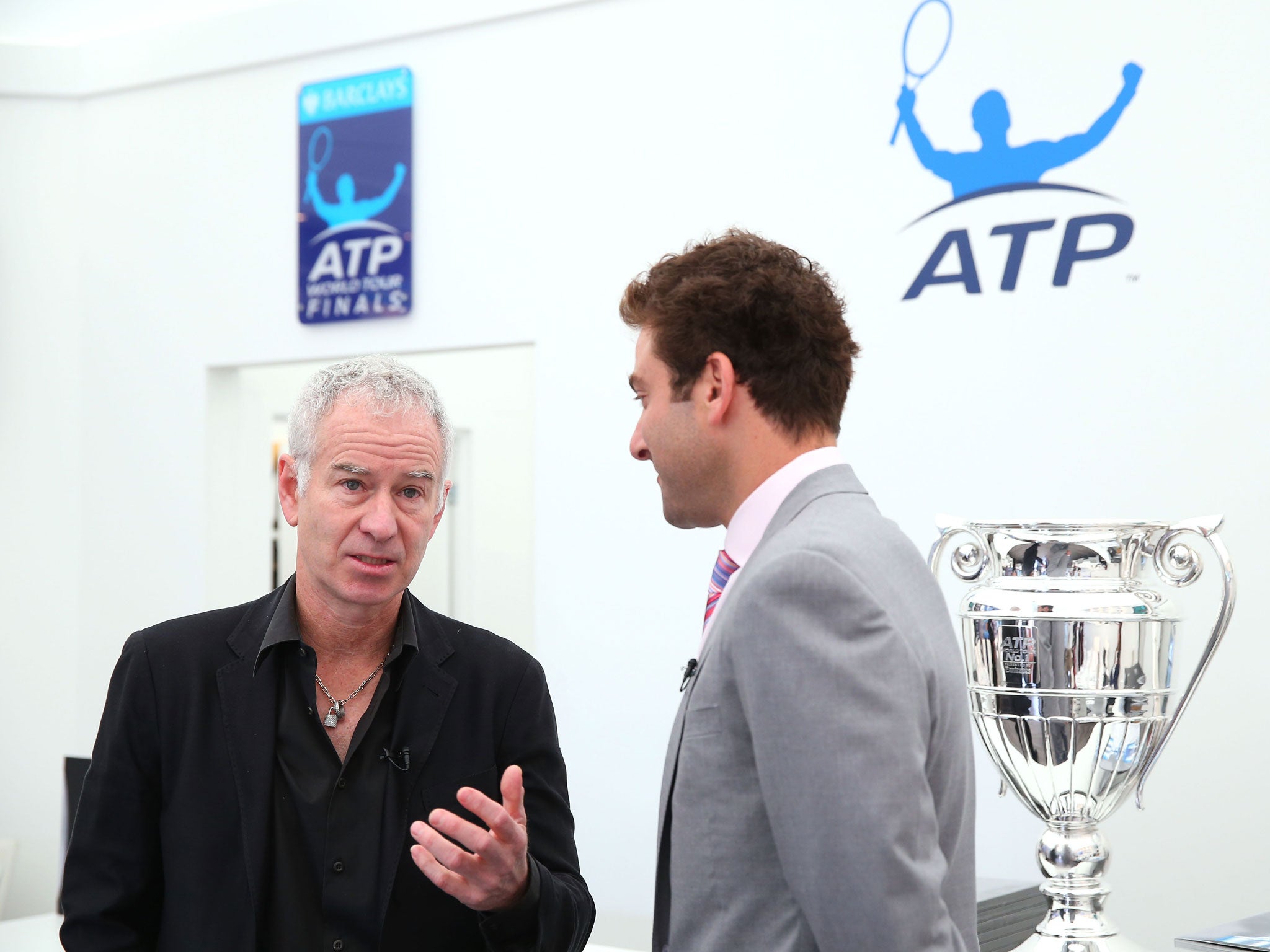 &#13;
John McEnroe, left, is to aid Raonic on a consultancy basis &#13;