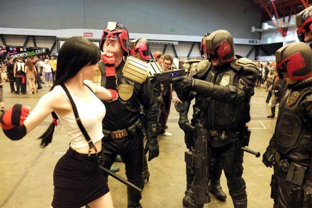 The London Film and Comic Con at Earls Court, London
